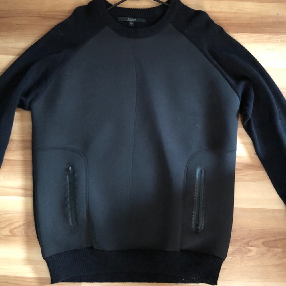 ❌SOLD❌ Guess Neoprene/Knit Colorblocked Sweater Large